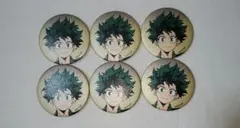 僕のヒーローアカデミア 緑谷出久 バッジ 6個セット