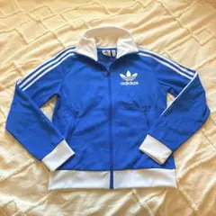 80s アディダス 香港製＜ベッケンバウアー トラックトップ＞M0470c