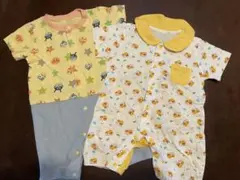 アンパンマン　ロンパース・カバーオール　２点セット　まとめ売り　80サイズ