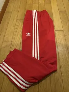 adidas PRIMEGREEN レッド トラックパンツ　メンズ