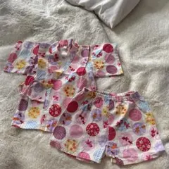カラフル水玉甚平セット サイズ80