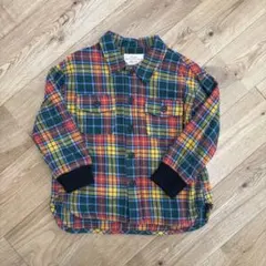 BREEZE チェック柄　長袖シャツ 110サイズ