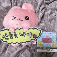 チェゴシム メッセージ付きぬいぐるみ