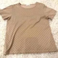 CELINE 半袖Tシャツ 総柄 ベージュ 日本製 キッズ140 レディース可のサムネイル
