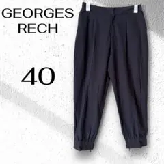 【ジョルジュレッシュ】ダークネイビー レディース カジュアルパンツ 40