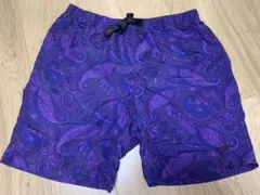 【超美品】紫色のペイズリー柄ショートパンツ