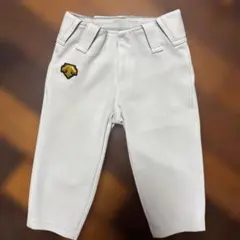 デサント　ホワイト 練習着パンツ ゴールドロゴ