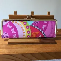 ハンドメイド　がま口　ペンケースのサムネイル