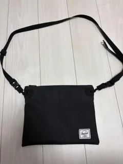 ブラック ショルダーバッグ サコッシュ