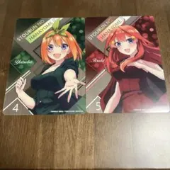 五等分の花嫁　中野四葉　中野五月　ブラインドコレクションシート