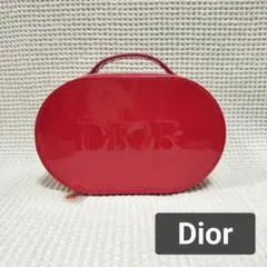 Dior ディオール レッド 赤 オーバルポーチ