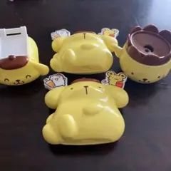 マクドナルド　ハッピーセット　ポムポムプリンのおもちゃ4点セット