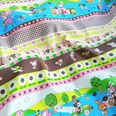 【廃盤】ハニーチューン　ボーダー　シーチング生地　延長可能　即日発送中✈
