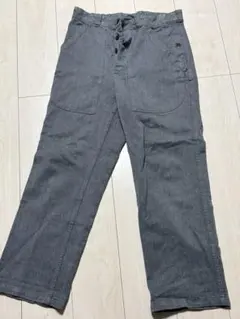 50s スイス軍 デニム ワークパンツ　オーバーパンツ