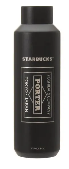 スターバックス　PORTER リサイクルステンレスボトル マットブラック