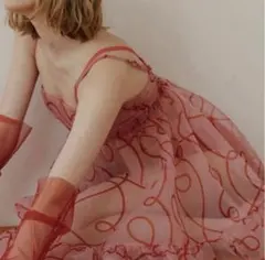 Poppy UNEUNE ORGANDY CAMI DRESS ピンク