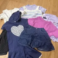 最終値下げ140サイズ女の子まとめ売り　夏服　gu H&M