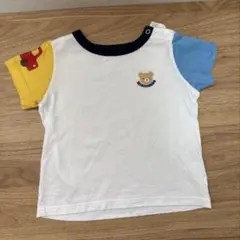 ミキハウス カラフルTシャツ MIKI HOUSE 夏服 80 車 男の子