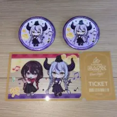 hololive BASE ホロベース ラプラス・ダークネス 缶バッジ 4点 - メルカリ