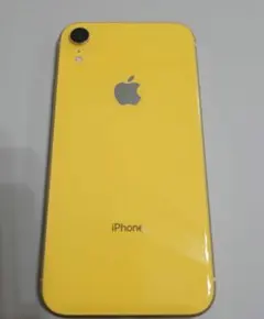 【美品】iPhoneXR 64GB 本体 イエロー 箱付き