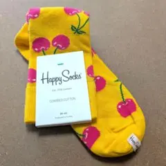 【HappySocks】さくらんぼ 36-40　新品未使用品