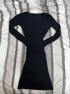 冬ワンピースニット