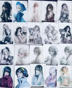 あやちゅけ 様 まとめ売り 人物ステッカー コラージュ素材 国内作家