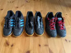 adidas MIZUNOサッカー フットサル シューズ 3足セット まとめ売りのサムネイル