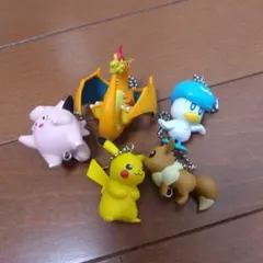 ポケモン キャラクターキーホルダー5点セット