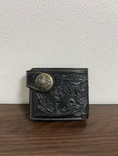 DAYSART デイズアート　カービングレザーウォレット　アメリカン　バイク