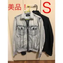 衝撃特価！２点セット！定価96800円！DIESEL Gジャン ブラック×グレー