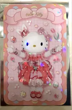キティ　ハローキティ　モーニング　ノベルティ　カード　ピューロランド