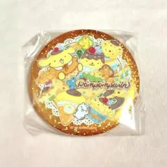 サンリオ キラキラBIG缶バッジ ポムポムプリン