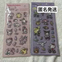 【シール】海外公式 サンリオ キティ ボンボンシール 3Dシール ポチャ メロ