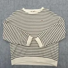 mir.. × hichon ボーダー長袖カットソー 120