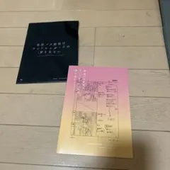 青春ブタ野郎はランドセルガールの夢を見ない 映画鑑賞特典 絵コンテ本 赤