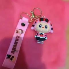 ラブブマイメロキーホルダー ピンク