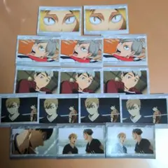 ハイキュー!!　トレーディングステッカー　BOX1,BOX2　１８枚