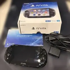 【超美品】PS Vita 2000ブラック /箱/取説/充電器 /メモリ付