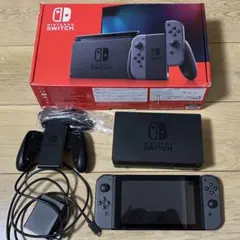 【動作確認済み】Nintendo Switch グレー 本体【現行モデル】
