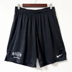 NIKE ナイキ ショートパンツ ストレート プリント L 黒 DRI-FIT