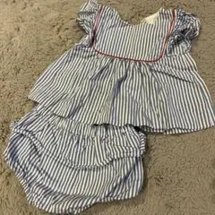jacadi ストライプ柄 ベビー服 12M