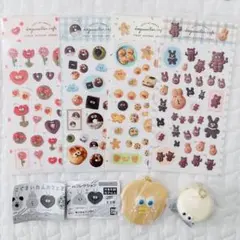 こぐまいたん　古川紙工　透明シートシール　4種　まとめ売り ガチャ