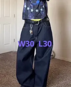 GAP スーパーバギーデニム　30/30 ダークリンス　大人気完売品