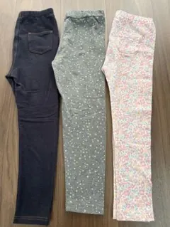 ユニクロ レギンス 110 3着セット