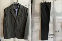 スーツセット (ジャケット+パンツ＋ネクタイ) コムサイズム　黒　160