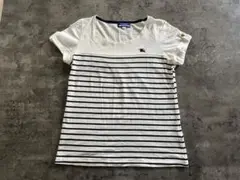 バーバリーブルーレーベル　 半袖ストライプTシャツ 38