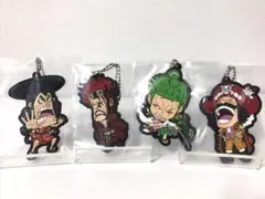 匿名&即日発送❗️ワンピース　ラバーマスコット　一番くじ　4種