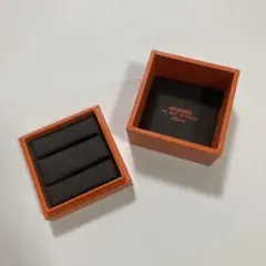 エルメス　リングケース　空箱　10点セット　レザー調　指輪入れ エルメス リングケース 空箱 10点セット レザー調 指輪入れ
