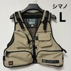 美品　SHIMANO シマノ　釣り　フィッシング　ベスト　ネクサス　メンズ　L